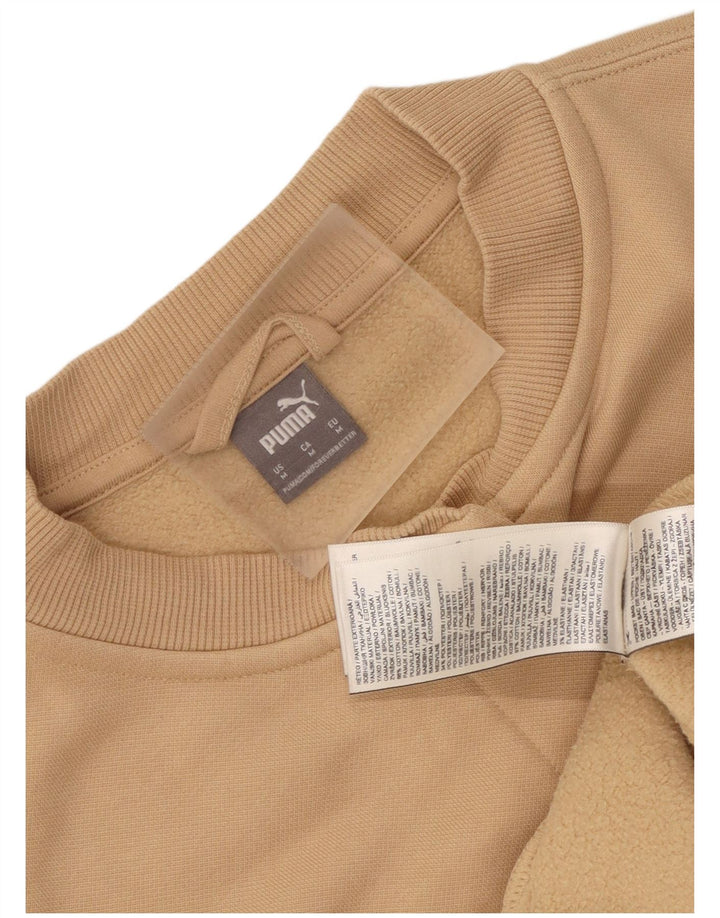 Puma træningsdragt topjakke til kvinder UK 14 Medium Beige Colourblock Bomuld