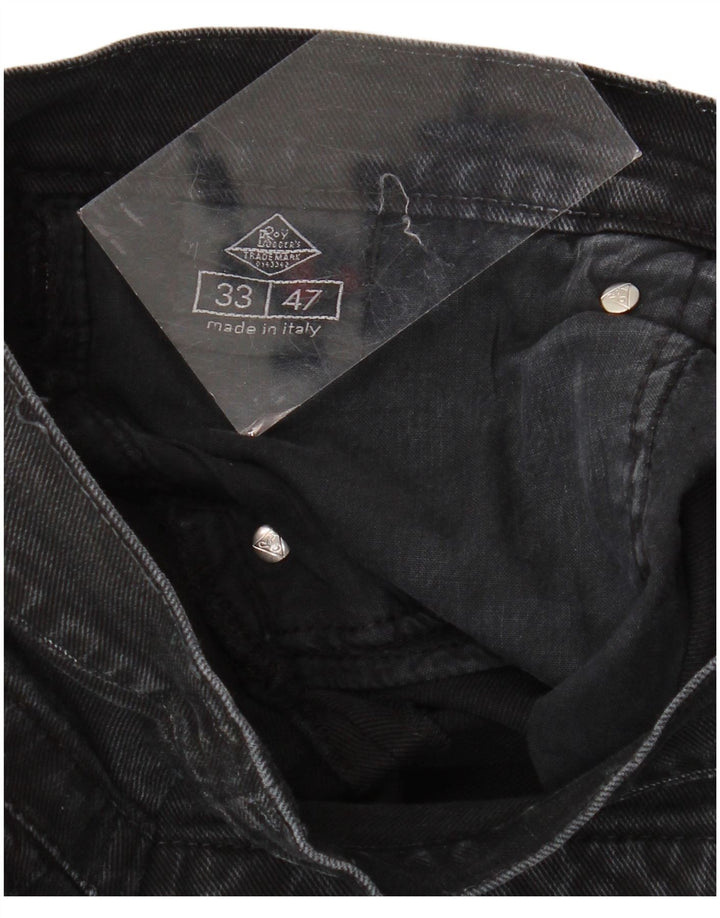 ROY ROGERS Kvinder tilspidsede jeans W33 L27 Sort