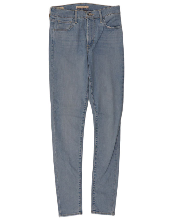 Levi's Womens 720 High Rise Super Skinny Jeans W28 L30 Blue Cotton