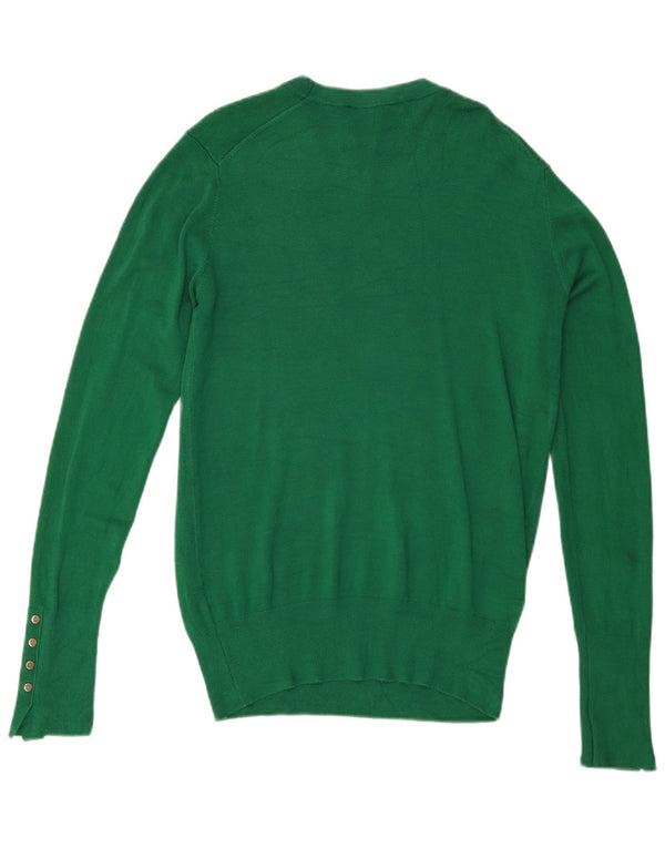 Zara Dame Jumper Sweater UK 14 Stor Grøn