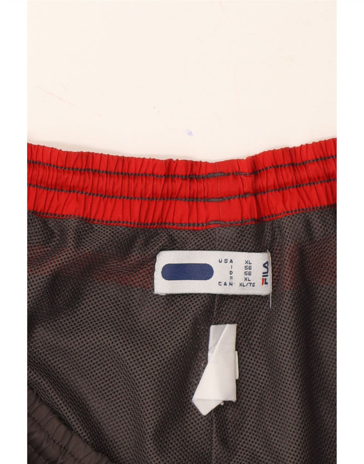 FILA Mens Swimming Shorts XL Grey Colourblock Vintage Fila and Second-Hand Fila from Messina Hembry 