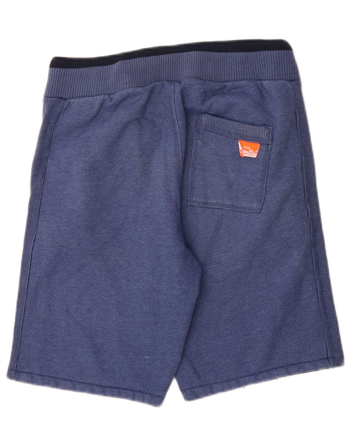 SUPERDRY Sportshorts til mænd Små marineblå bomuld