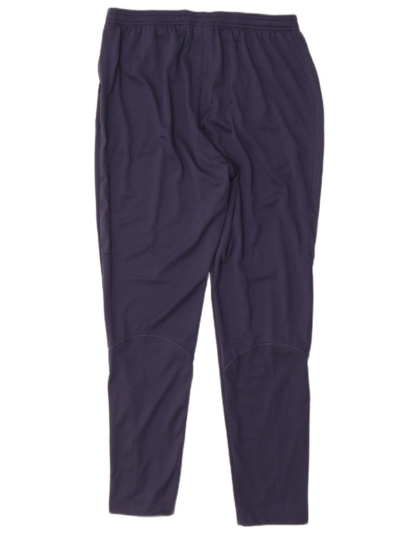 Nike Herre Dri Fit træningsdragt Bukser Large Navy Blue Polyester
