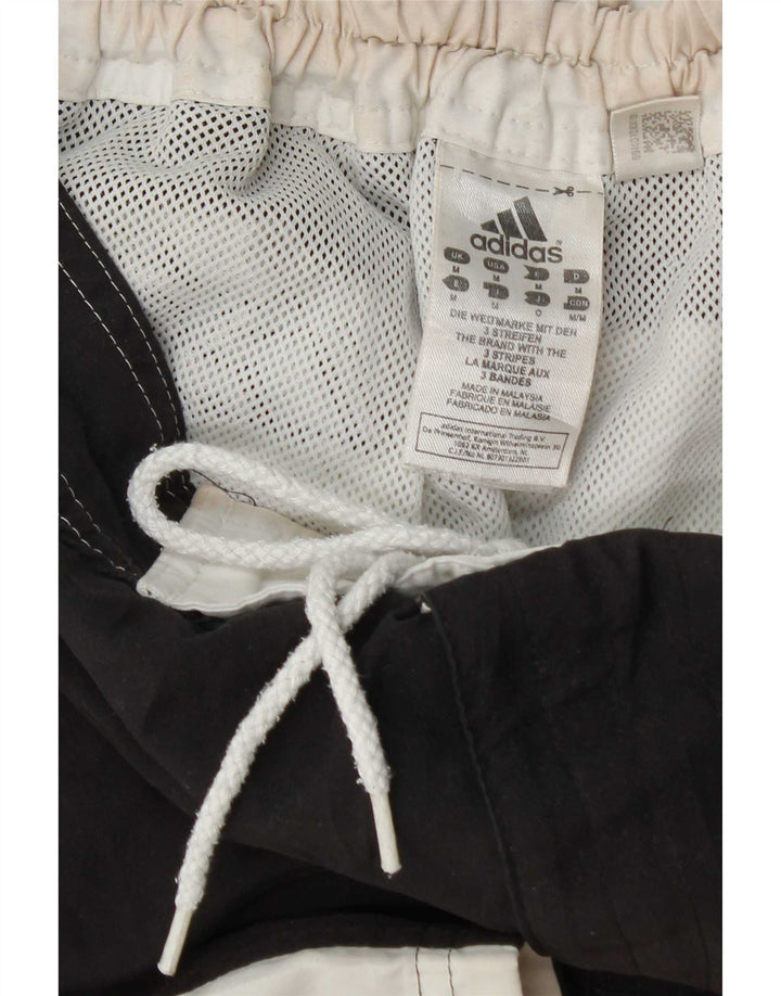 Adidas Grafiske svømmeshorts til mænd Medium Sort Colourblock Polyester