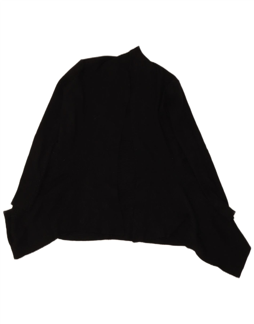 Zara Womens Open Cardigan Sweater UK 10 Small Black