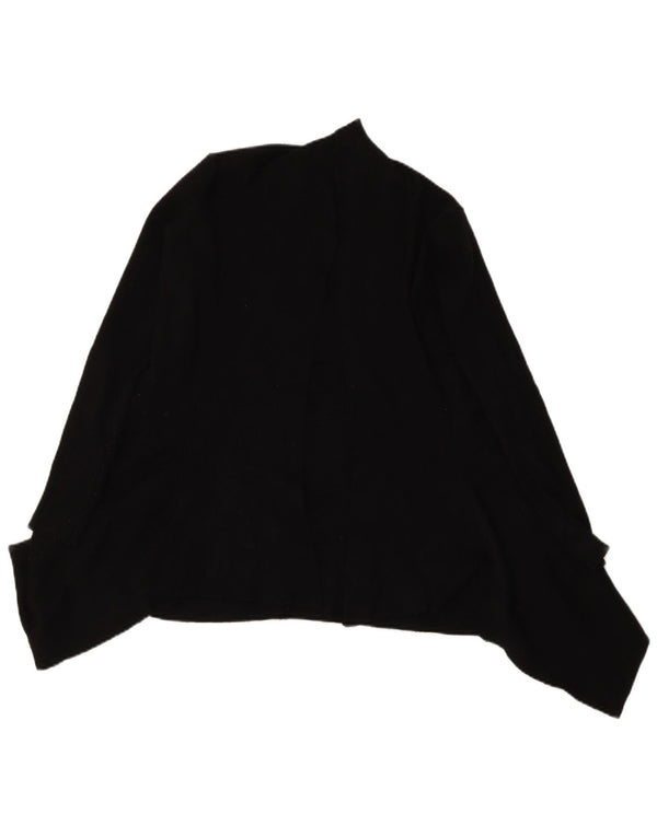 Zara Womens Open Cardigan Sweater UK 10 Small Black