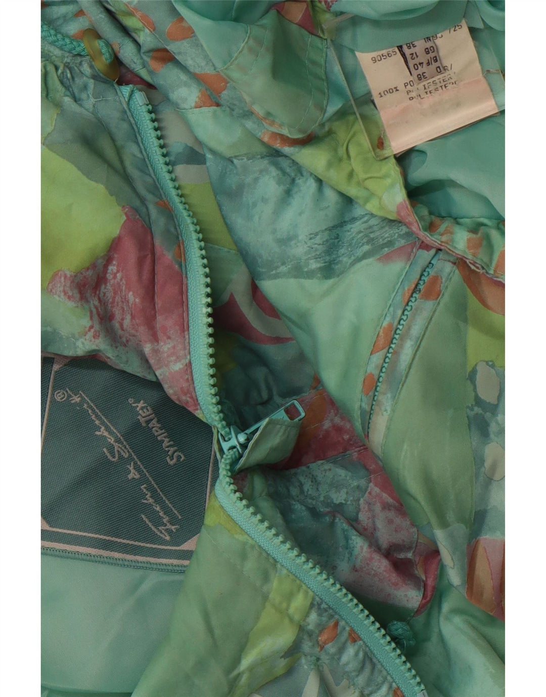 FUCHS & SCHMITT Dame Windbreaker Coat UK 12 Medium Green Retro