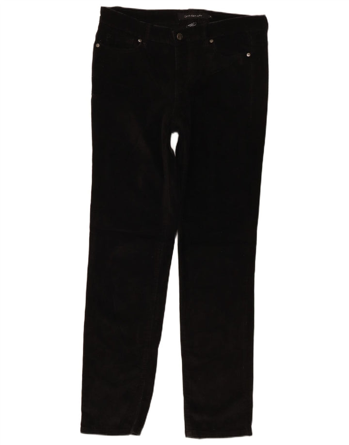 Calvin Klein Dame Slim Corduroy Bukser US 10 Medium W32 L30 Sort