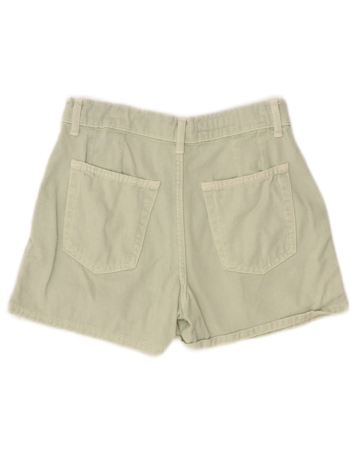 ZARA Pegged Chino Shorts 13-14 år W26 Grøn