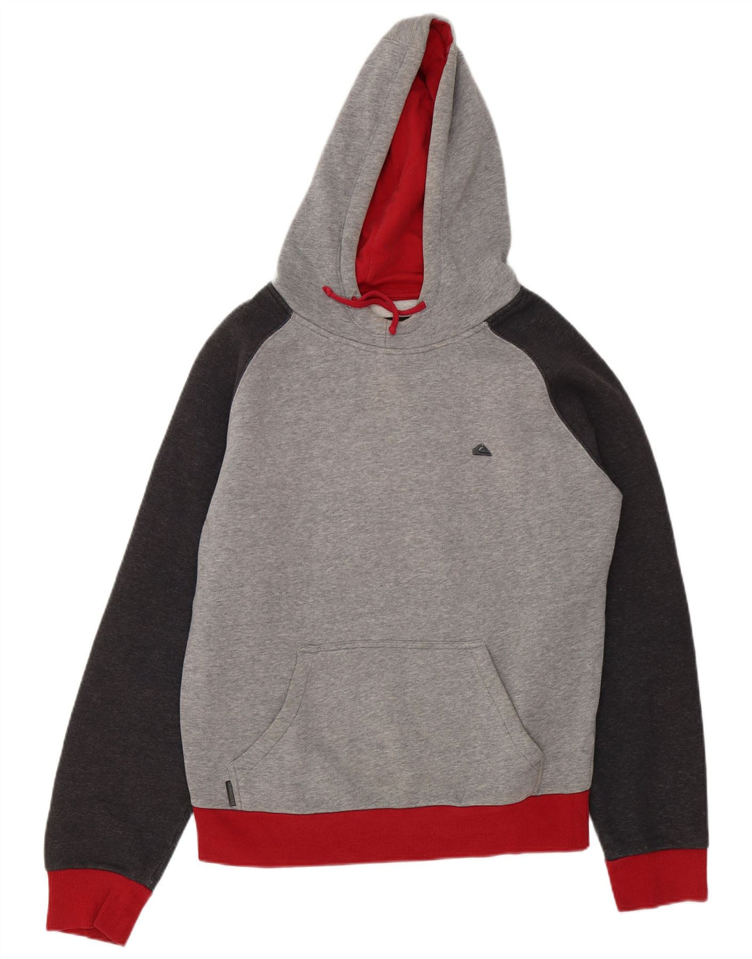 Quiksilver Herre hættetrøje Jumper Medium Grå Colourblock Bomuld