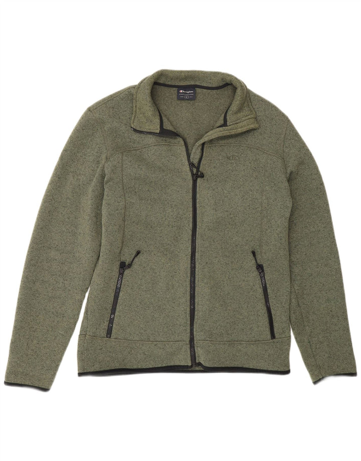 Champion Herre træningsdragt Topjakke Stor Khaki Flecked Polyester