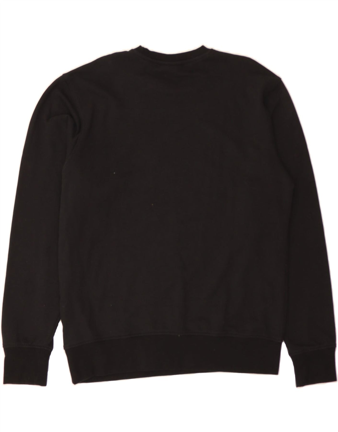 KAPPA Mens Graphic Sweatshirt Jumper Large Black Cotton Vintage Kappa and Second-Hand Kappa from Messina Hembry 