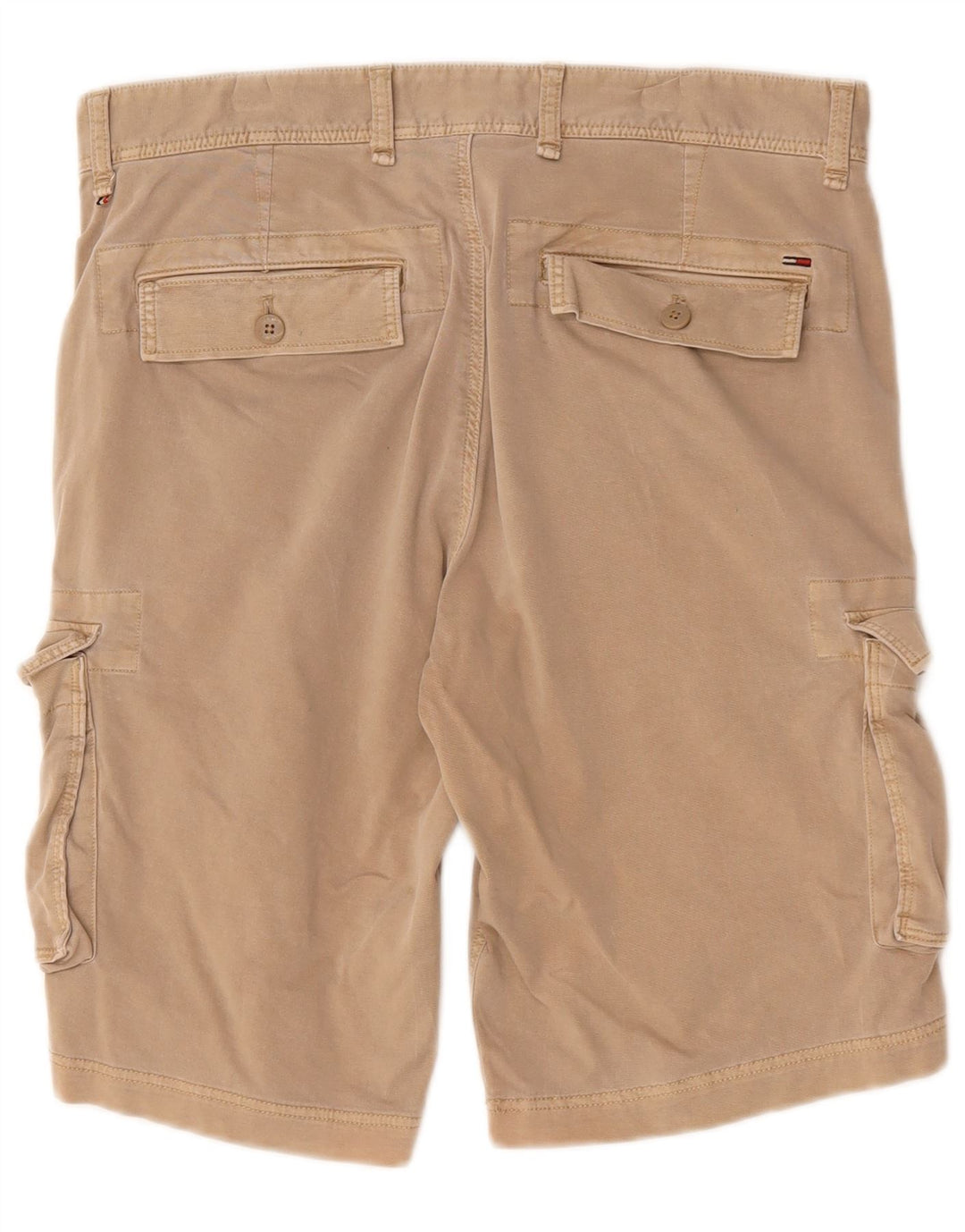 Tommy Hilfiger Herre Cargo Shorts W32 Medium Beige Bomuld