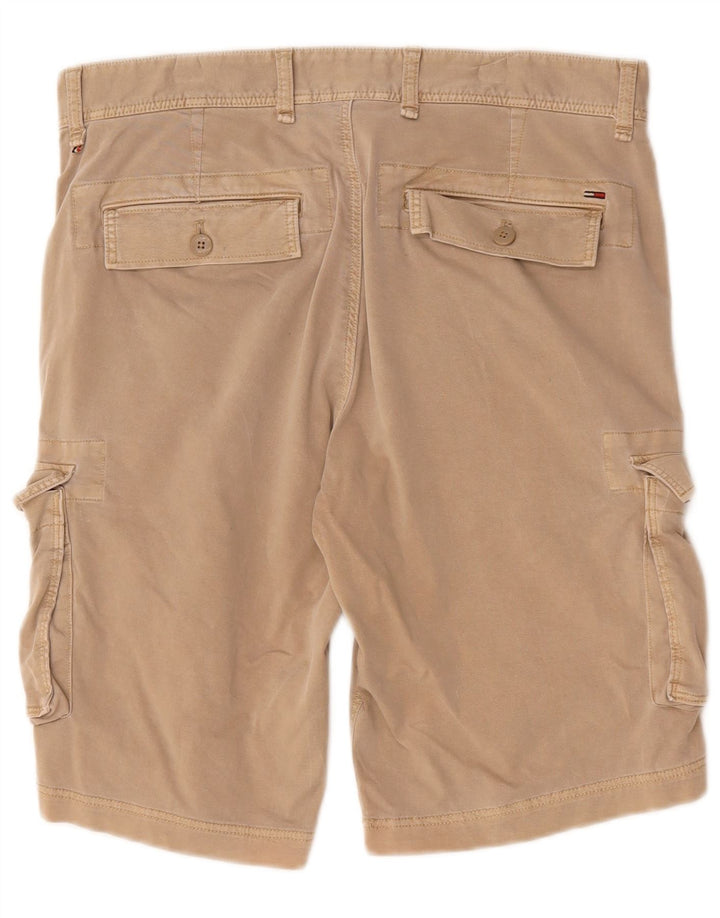 Tommy Hilfiger Herre Cargo Shorts W32 Medium Beige Bomuld