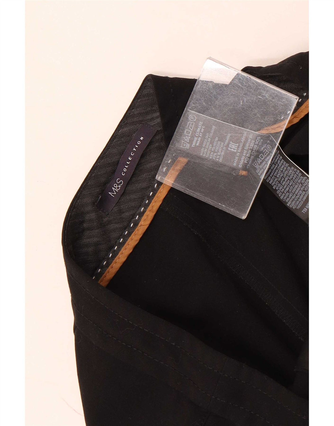 Marks & Spencer Dame Slim Casual Bukser UK 12 Medium W32 L31 Sort