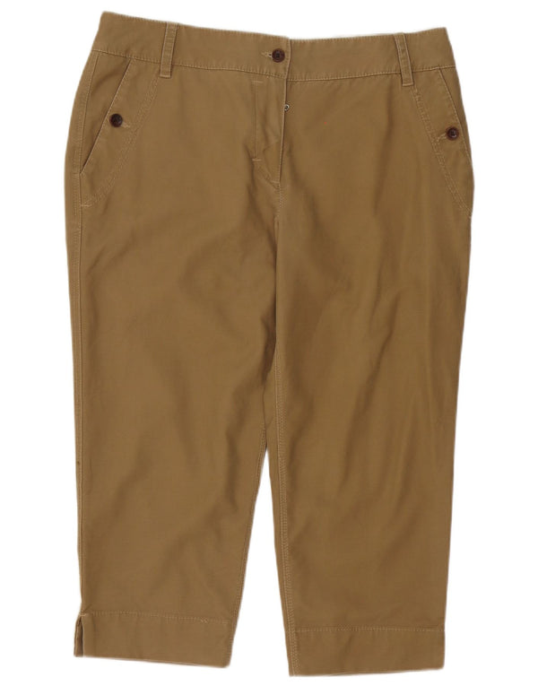 Conte of Florence Lige Capri-bukser til kvinder IT 46 Large W34 L21 Beige