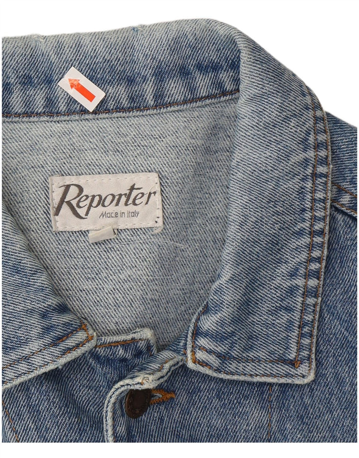 REPORTER Herre denimjakke UK 38 Medium Blue