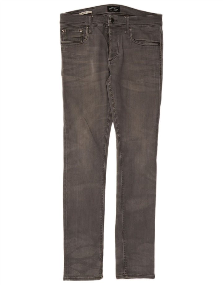 Jack & Jones Dame Tim Slim Jeans W30 L32 Grå