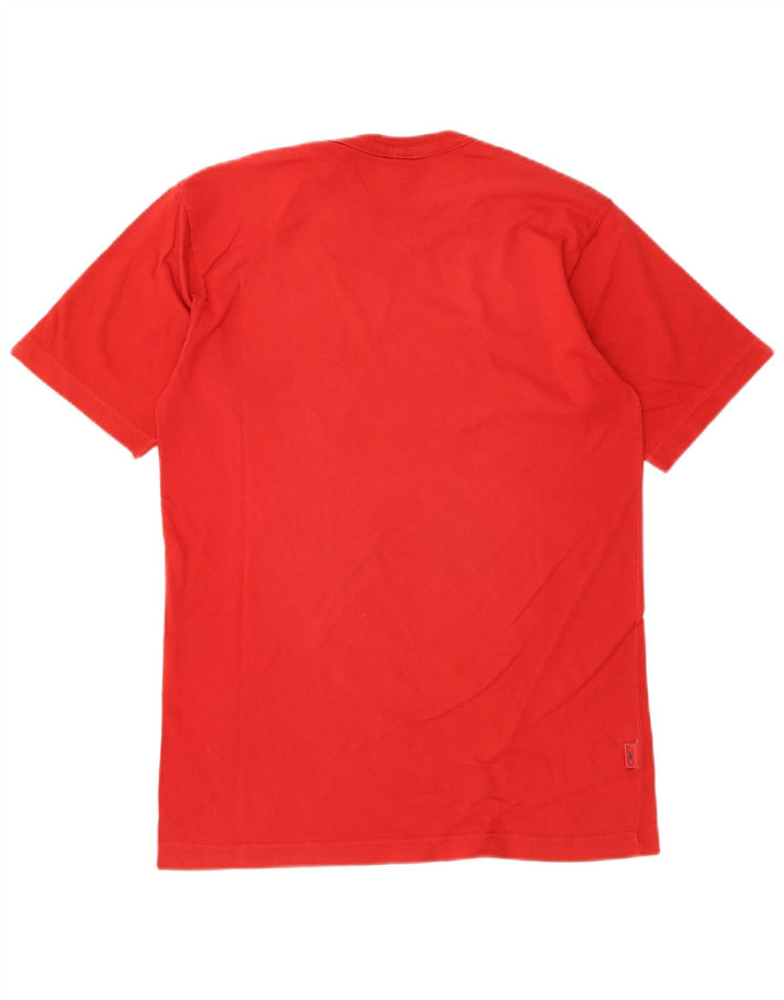 Reebok Herre grafisk T-shirt Top Lille rød bomuld