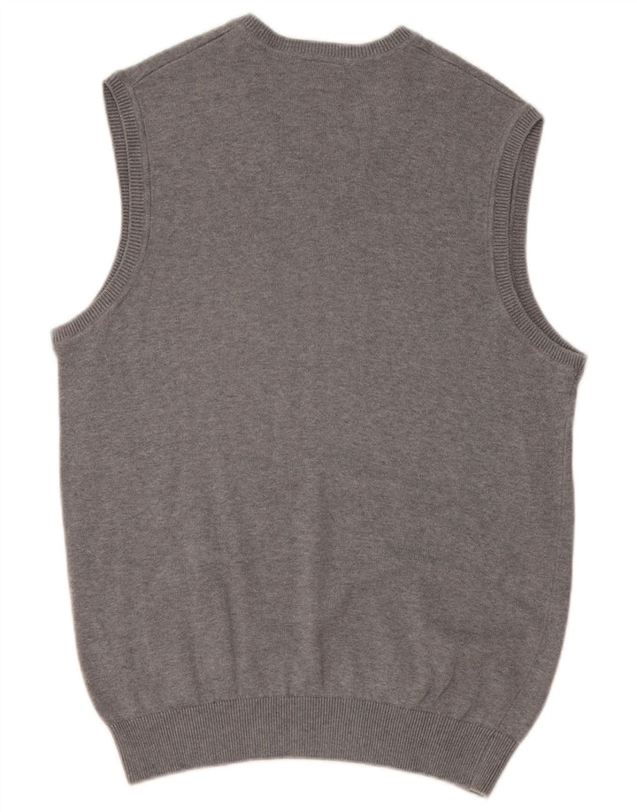 Lacoste Herrevest Tank Top Str. 3 Lille Grå Bomuld