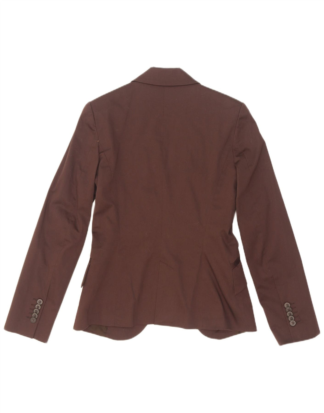Zara Dame 1 Knap Blazer Jacket UK 10 Small Burgundy