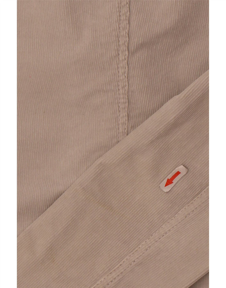 Armani Jeans Dame 3-knaps Corduroy Blazer Jacket UK 12 Medium Grey