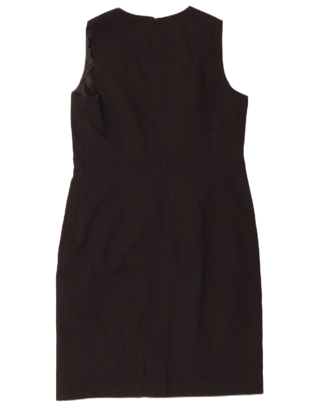 CALVIN KLEIN Womens Stretch Sleeveless Sheath Dress US 12 Large Black