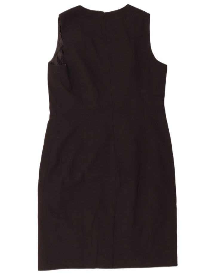 CALVIN KLEIN Womens Stretch Sleeveless Sheath Dress US 12 Large Black