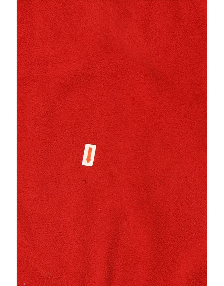 TOG 24 Fleecetrøje til mænd med lynlåshals 2XL Rød polyester