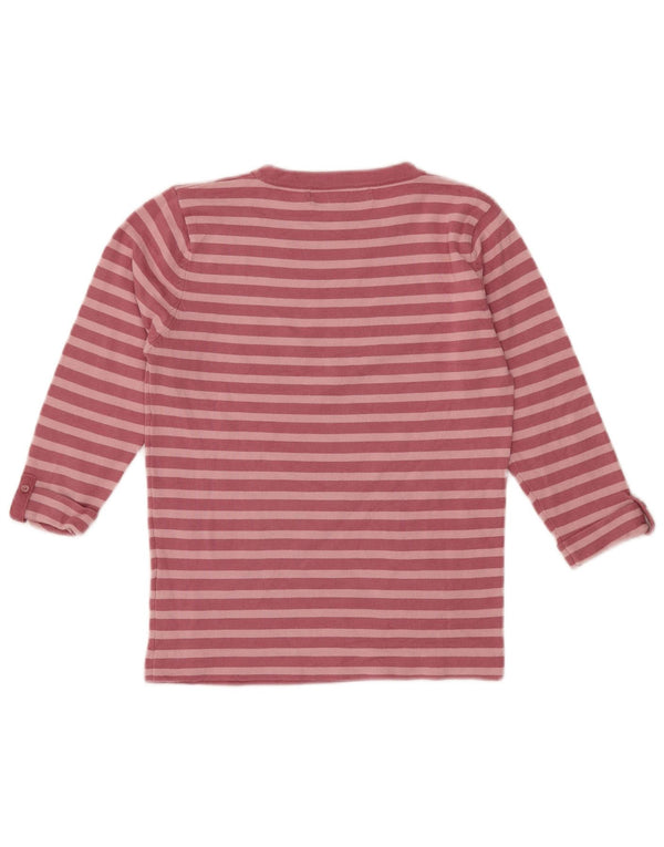 ZARA pigetop 3/4 ærme 11-12 år medium pink stribet bomuld