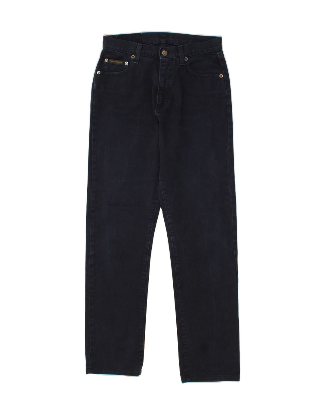 HOLIDAY Womens Straight Jeans IT 44 Medium W27 L30 Navy Blue Cotton Vintage Holiday and Second-Hand Holiday from Messina Hembry 