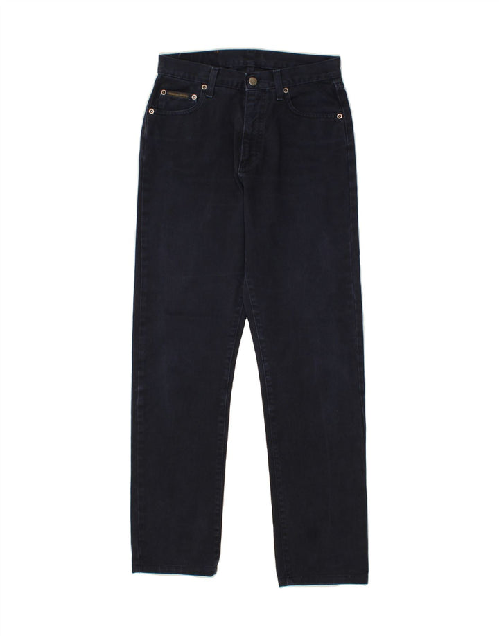 HOLIDAY Womens Straight Jeans IT 44 Medium W27 L30 Navy Blue Cotton Vintage Holiday and Second-Hand Holiday from Messina Hembry 