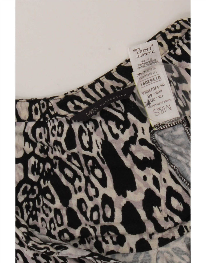 Marks & Spencer Damebluse Top UK 20 2XL Flerfarvet dyreprint