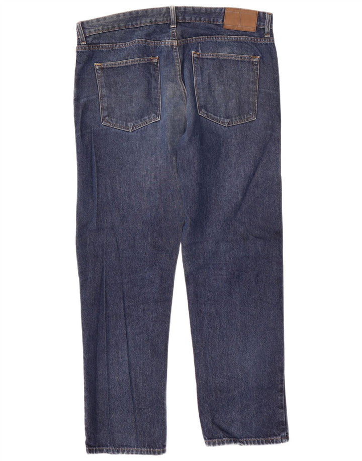 Tommy Hilfiger Herre Straight Jeans W36 L32 Blå Bomuld