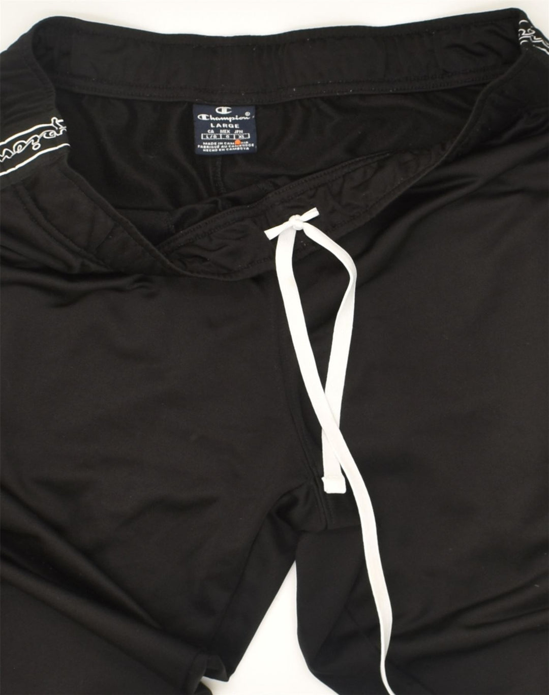 CHAMPION Herre grafisk træningsdragt Bukser Joggers Large Sort Polyester