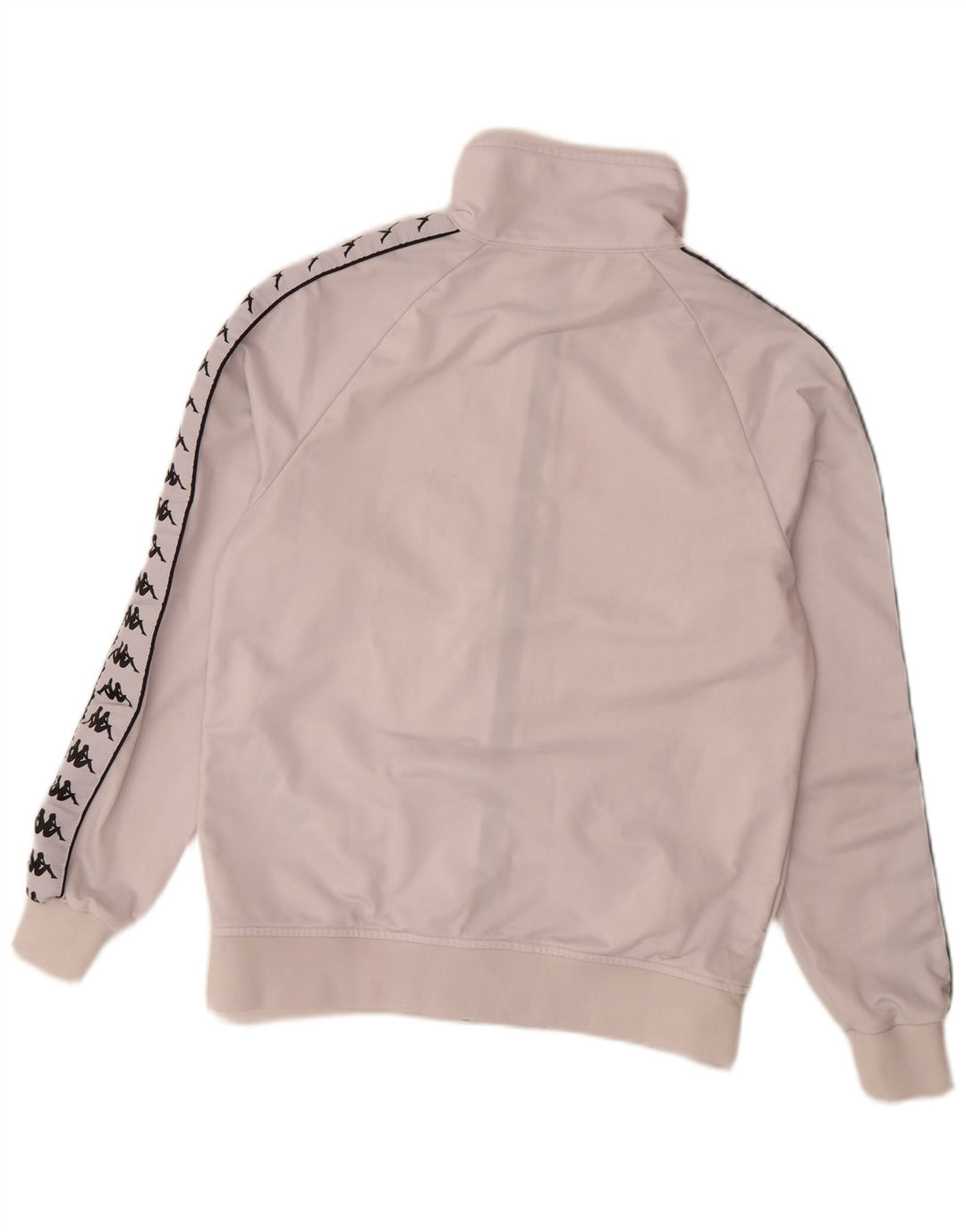 Kappa Grafisk træningsdragt topjakke til kvinder UK 18 XL Hvid polyester