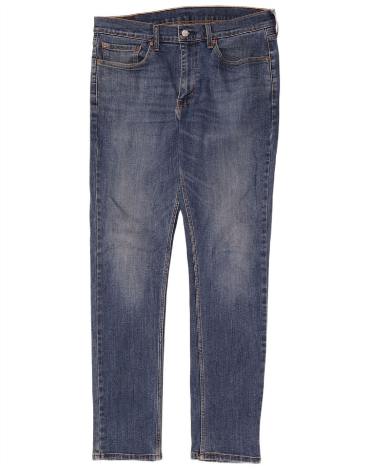 Levi's Herre 511 Slim Jeans W34 L34 Blå Bomuld