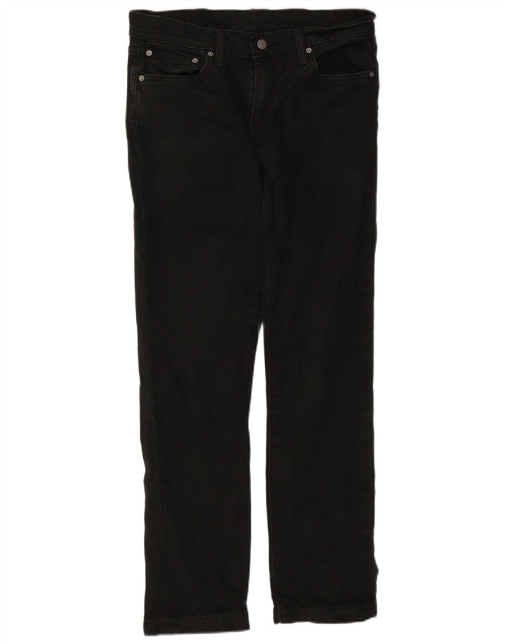 Levi's Herre 511 Slim Jeans W32 L30 Sort Bomuld