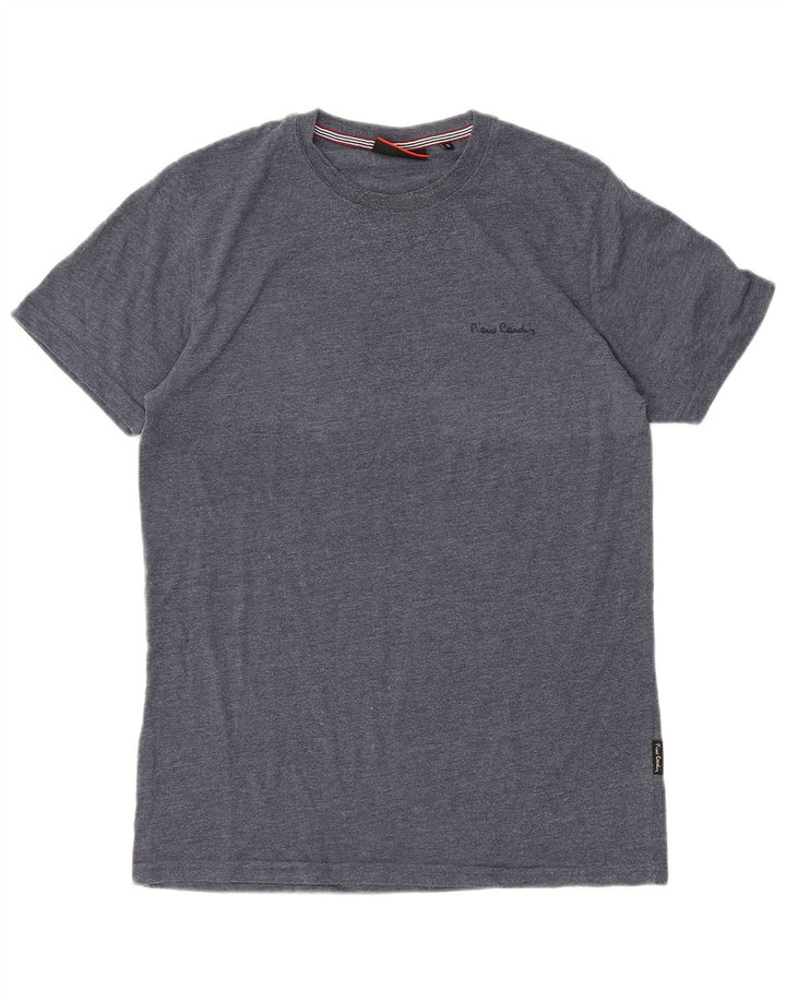 Pierre Cardin Herre T-shirt Top Lille marineblå bomuld