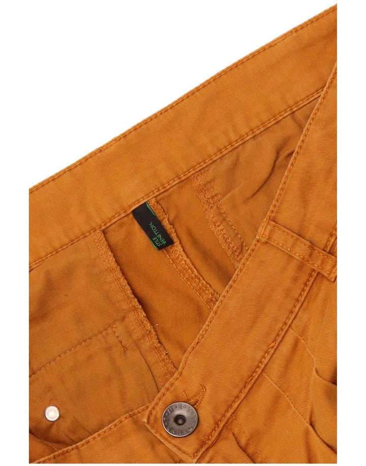 Benetton Dame Pegged Chino Bukser W34 L29 Orange