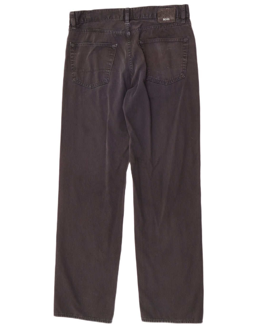 Hugo Boss Straight Jeans til mænd W32 L32 Sort