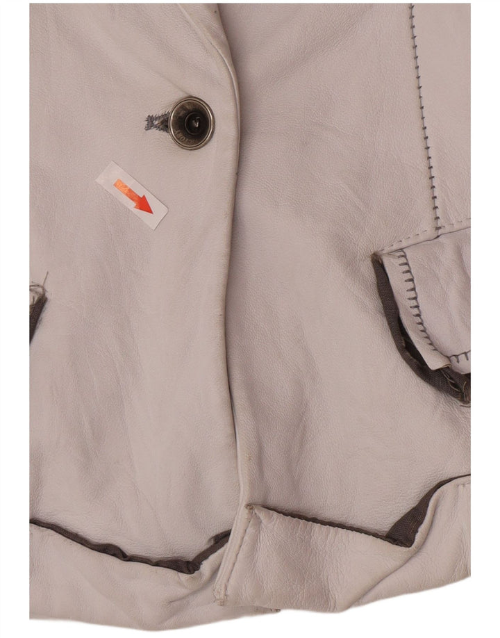 Victory Dame 1-knaps blazerjakke IT 44 Medium Off White Classic
