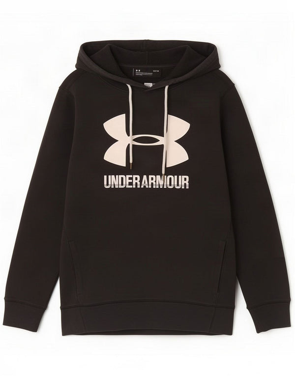 Under Armour Herre Grafisk Loose Fit hættetrøje Jumper Medium Sort