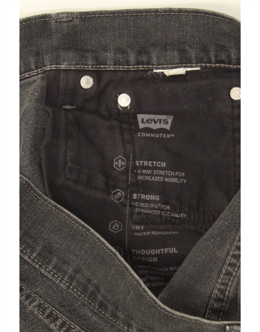 Levi's Straight Jeans til mænd W30 L30 Grå