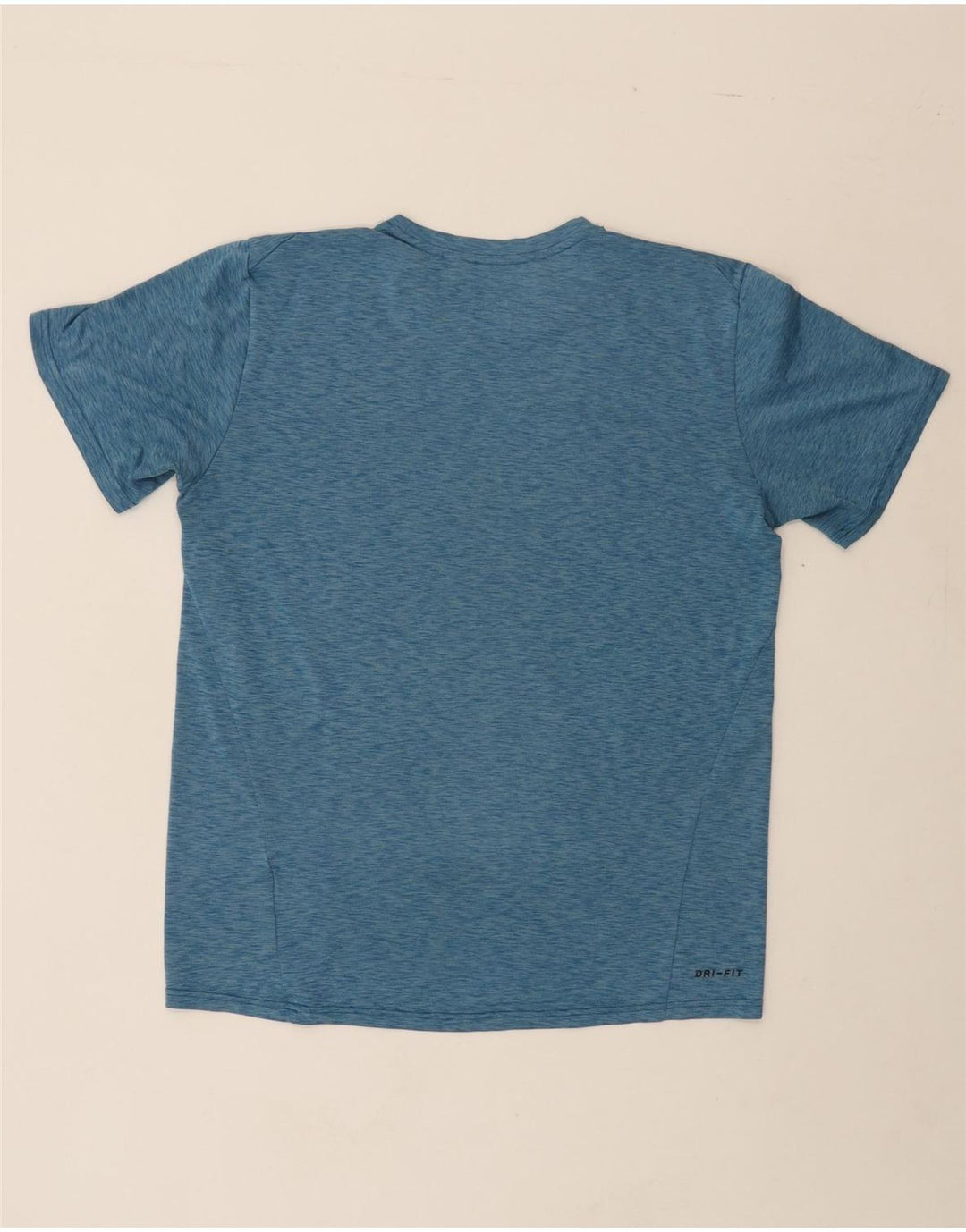NIKE Mens Dri Fit T-Shirt Top Medium Blue Flecked Polyester Vintage Nike and Second-Hand Nike from Messina Hembry 