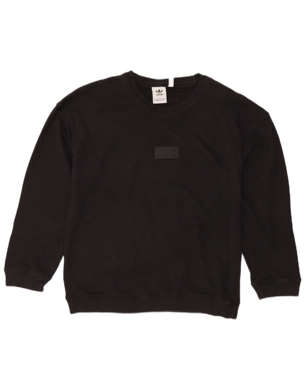 Adidas Sweatshirt Jumper Medium Sort bomuld til mænd