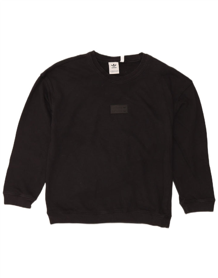 Adidas Sweatshirt Jumper Medium Sort bomuld til mænd