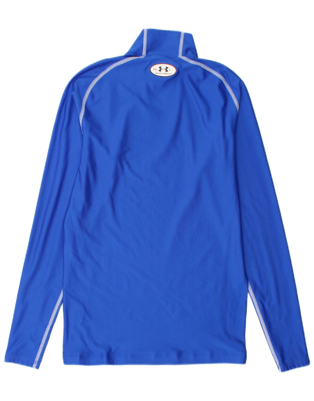 UNDER ARMOUR Herre Cold Gear Top Langærmet Stor Blå Polyester