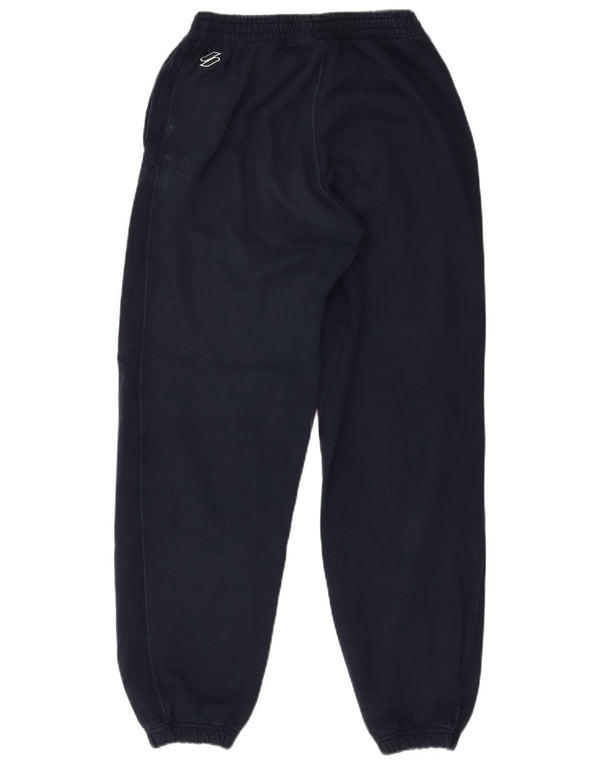 Superdry Womens Loose Fit Træningsdragt Bukser Joggers UK 10 Small Navy Blue