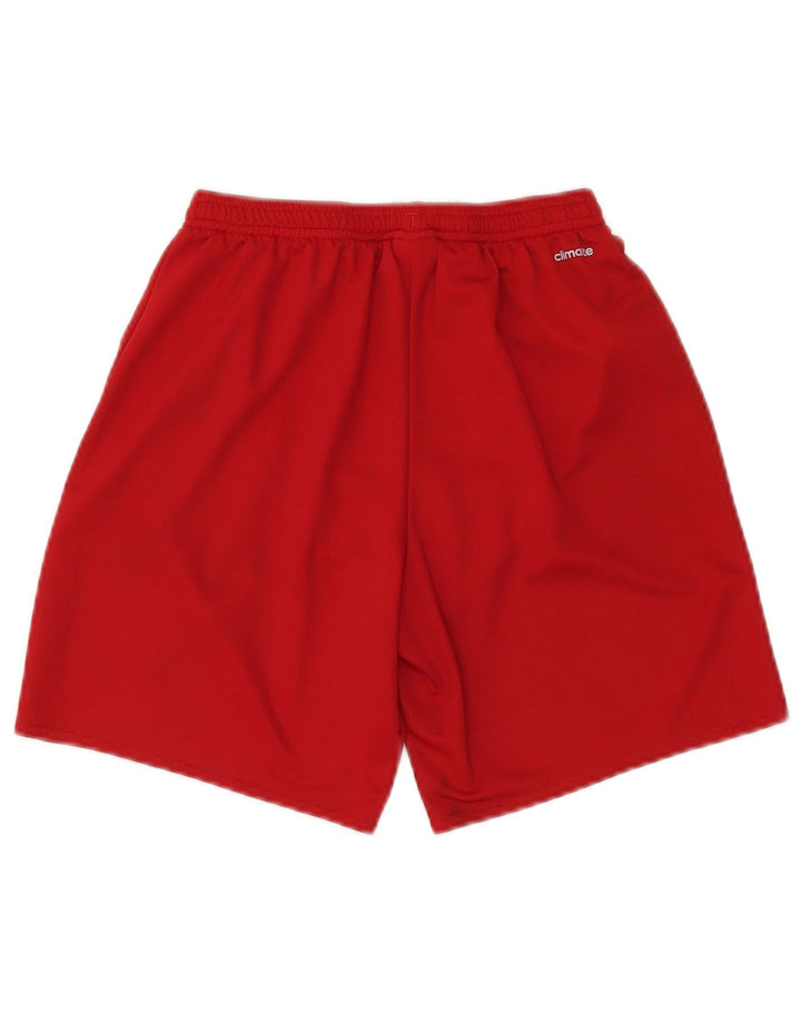 Adidas Boys Climalite Sportshorts 13-14 år Rød Polyester